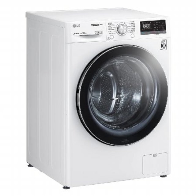 드럼 세탁기 F12WVA (12kg, 인공지능맞춤, 6모션, 10년무상보증, 인버터DD모터, 세탁4방향, 화이트)