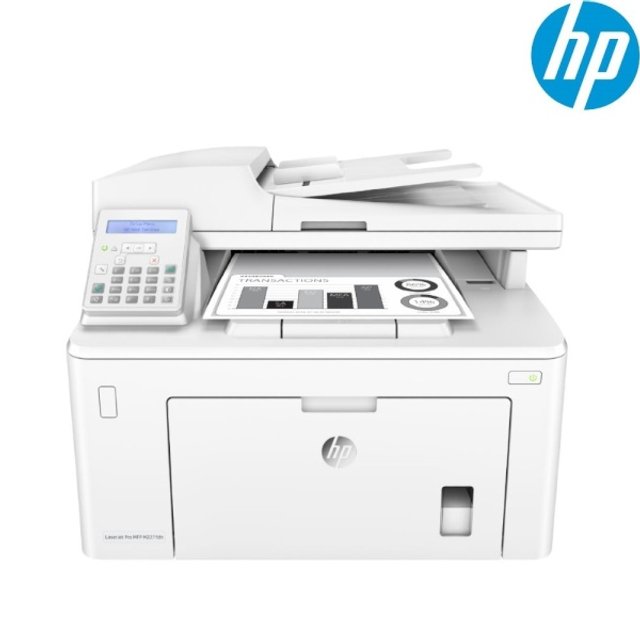 [칫솔살균기증정] HP M227FDN 흑백 레이저 FAX복합기 토너포함 /양면인쇄+유선 네트워크 