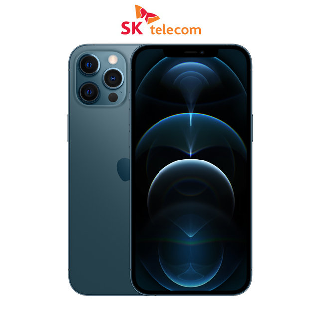 *임직원* [SKT] 아이폰12 Pro Max, 256GB, IPHONE12PM-256BL, 퍼시픽블루