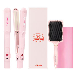 스위트박스 판 고데기 세트 VSBS21W (프리볼트, 핑크바닐라)