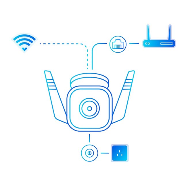 실외 보안 cctv 무선 Wi-Fi 카메라 TC65