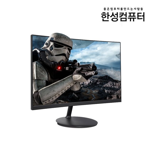한성컴퓨터 TFG24F07V 59.8cm FHD 커브드 게이밍 모니터(1500R, 75Hz)