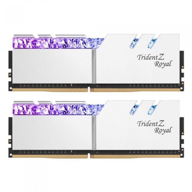 G.SKILL DDR4 64G PC4-28800 CL18 TRIDENT Z ROYAL 실버 (32Gx2)