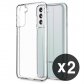 1+1 에어클로 갤럭시S21플러스 핸드폰 투명 케이스 (2개)