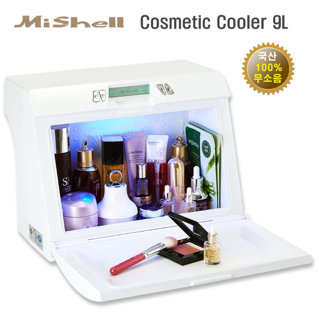 무소음 화장품 냉장고 AME-0109BSS (9L)