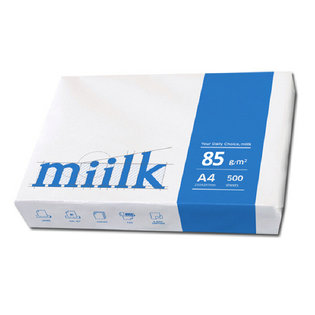 밀크 A4용지 85g 1권(500매) Miilk