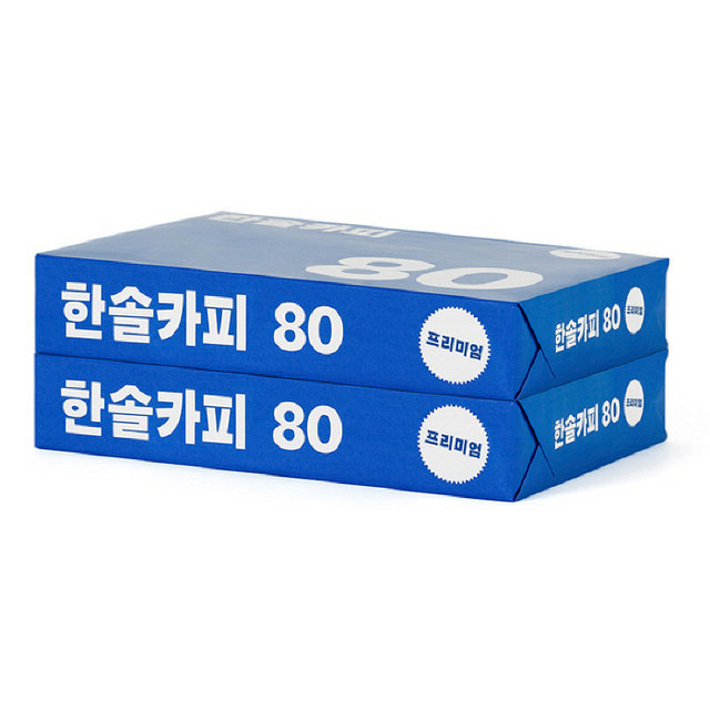 한솔카피 A4용지 80g 2권(1000매) Hansol copy