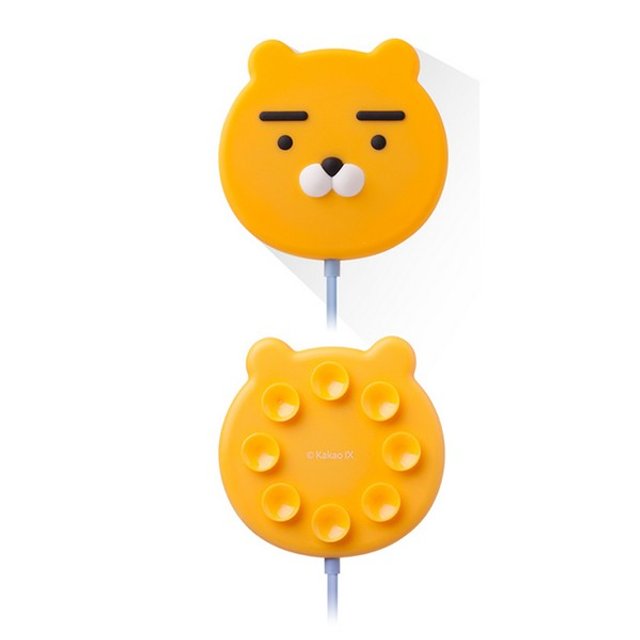 카카오프렌즈 KF 흡착식 무선 충전패드 라이언 카카오프렌즈