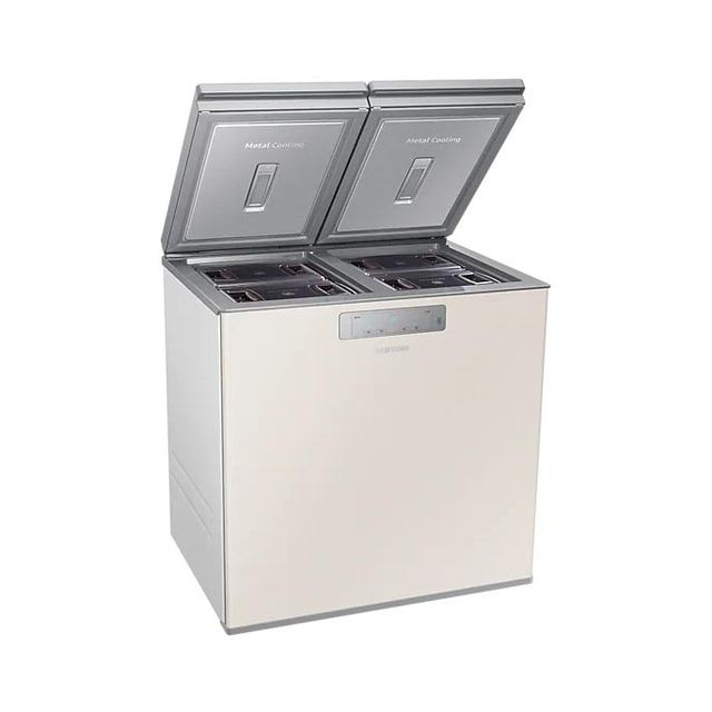비스포크 뚜껑형 김치냉장고 RP22A3531CE (221L, 베이지)