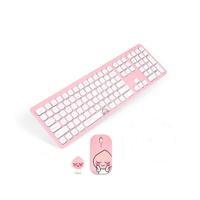 카카오프렌즈 무선 마우스 세트어피치 카카오프렌즈