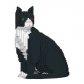 제카 - 턱시도 - 프리미엄 고양이 블럭