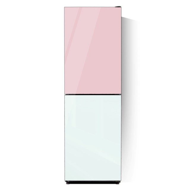 Haier 하이얼  HRP257MDPW 글램글라스 스마트콤비냉장고 248L 핑크