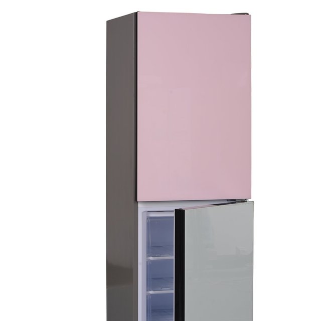 Haier 하이얼  HRP257MDPW 글램글라스 스마트콤비냉장고 248L 핑크