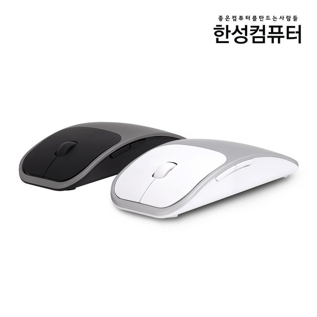 HM88 무선마우스(2.4GHz DPI 1000 5버튼 그레이 실버)