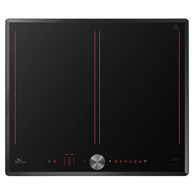 보더리스 빌트인 인덕션 4구 IHR-BQ410 (최고 전체출력 6,600W, 8개의 듀얼쿼드 코일, 5컬러 라이팅)