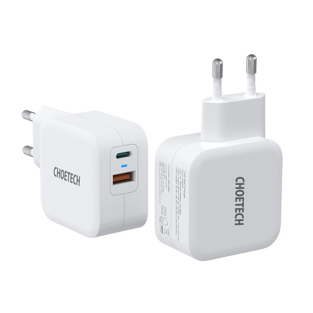 H 초텍 PD 20W+QC 듀얼 C타입 충전기 PD5002