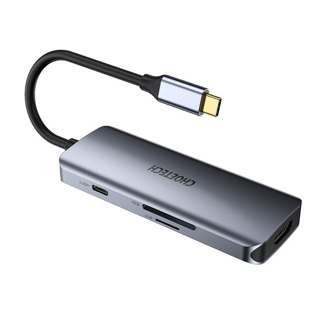 H 초텍 7in1 멀티포트 허브 HUB-M19-GY