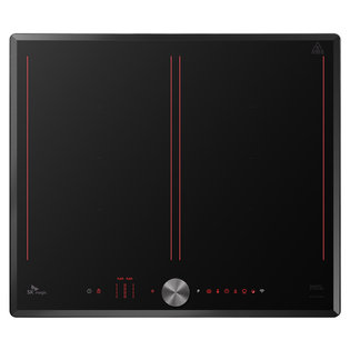 보더리스 인덕션 4구 IHR-BQ410 (150mm, 최고 전체출력 6,600W, 8개의 듀얼쿼드 코일, 5컬러 라이팅)