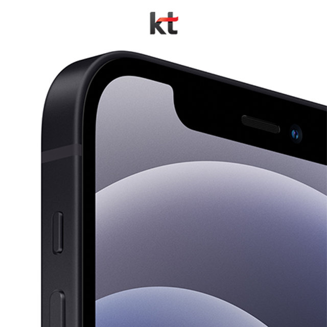 [KT] 아이폰12, 64GB, 블랙, AIP12-64BK