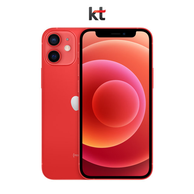 [KT] 아이폰12 미니, 64GB, 레드, AIP12M-64RD
