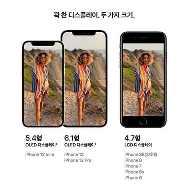 [자급제, AppleCare+ 포함] 아이폰 12 미니, 64GB, 퍼플