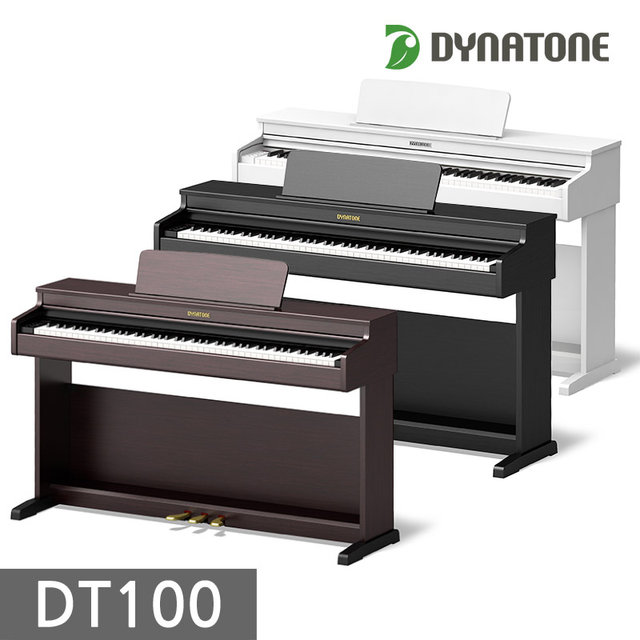 [리뷰이벤트]dynatone 프리미엄 전자 디지털피아노 DT100[화이트/블랙/로즈우드]