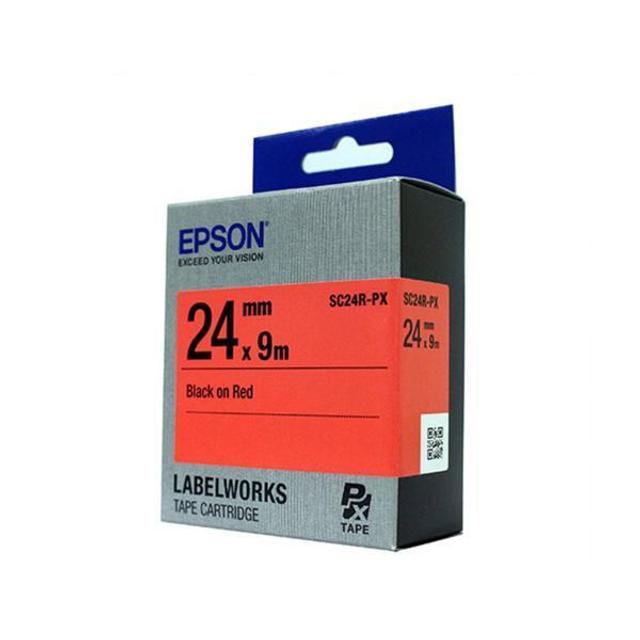 엡손 테이프카트리지 SC24R(24mm Red Black)