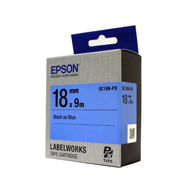 엡손 테이프카트리지 SC18B(18mmBlue BlacK)