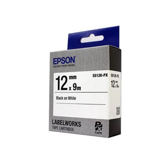 엡손 테이프카트리지 SS12K(12mm White Black)