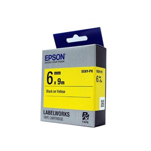 엡손 테이프카트리지 SC6Y(6mm Yellow Black)
