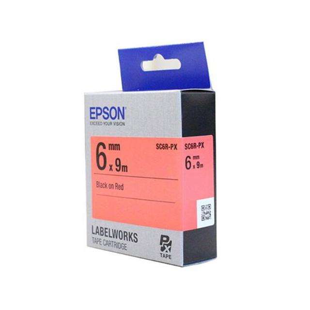 엡손 테이프카트리지 SC6R(6mm Red Black)