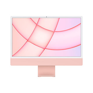 아이맥 24 M1, 8코어 CPU, 7코어 GPU, 8GB RAM, 256GB SSD - 핑크 [MJVA3KH/A]
