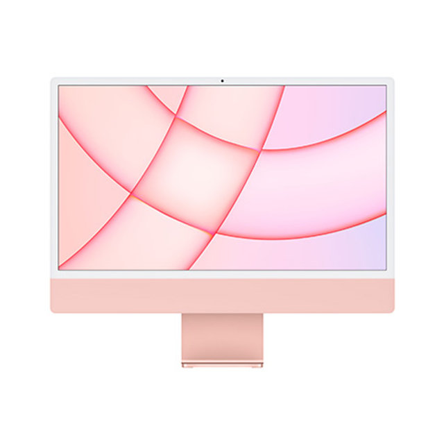 아이맥 24 M1, 8코어 CPU, 7코어 GPU, 8GB RAM, 256GB SSD - 핑크 (터치아이디포함) [Z14P00025]