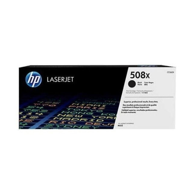 HP CF360X (508X) 토너 검정