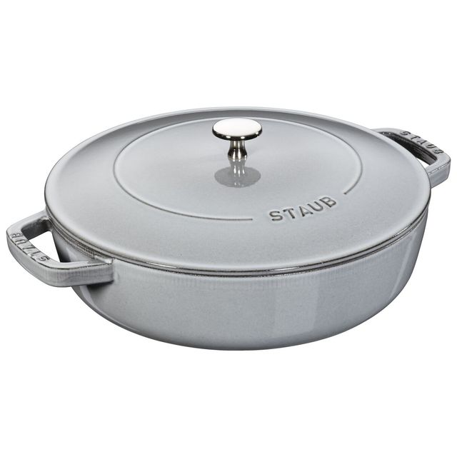 [해외직구] [Staub] 스타우브 시스테라 전골냄비 28cm, 그레이