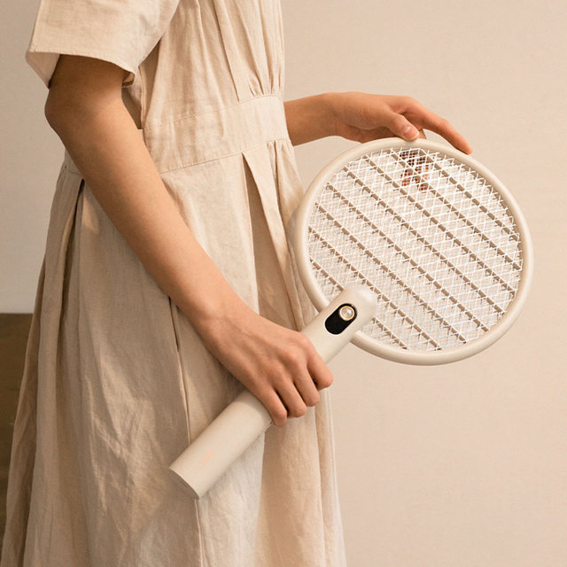 소싱 충전식 전기모기채 파리채 플러스