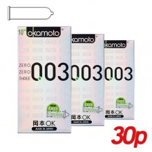 오카모토 제로제로쓰리 003(초박형) 30P 콘돔세트 성인용품