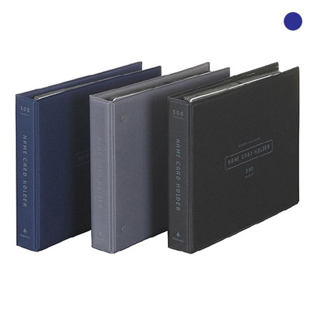 문화 실키명함철 A300-2 300명 청색