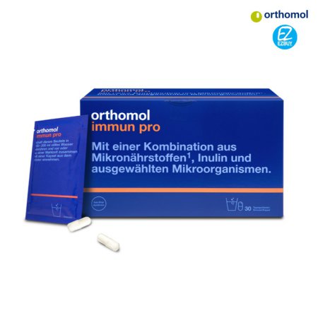 [해외직구] Orthomol(오쏘몰) Immun PRO 이뮨 프로 30회분 (분말+캡슐)