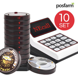 원형 진동벨 10개세트 카페 커피 순번대기 호출