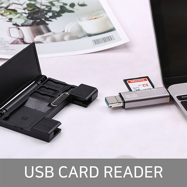 롯데하이마트 | 스마트폰 USB 3.0 3 in 1 멀티 SD카드 리더기