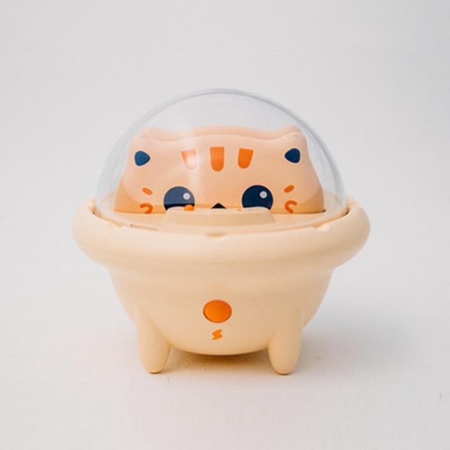[해외직구] 귀여운 LED 캡슐 우주선 고양이 보조배터리