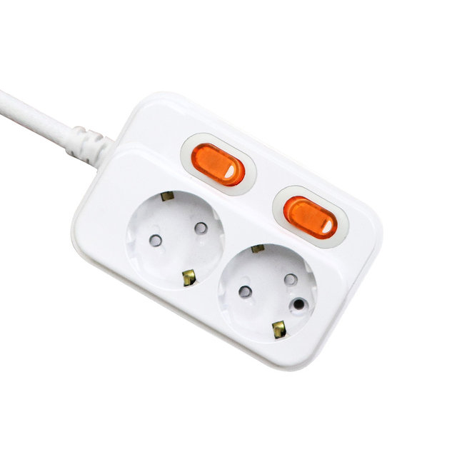 [1+1 특가] 현대 개별 절전형 멀티탭 2구 1.5M 콘센트