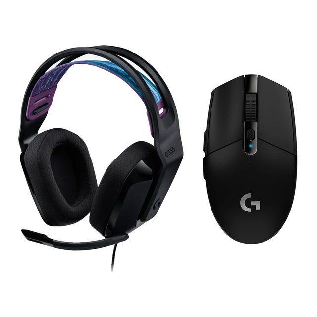 [게이밍세트] 게이밍헤드셋 G335+게이밍마우스 G304 [블랙]