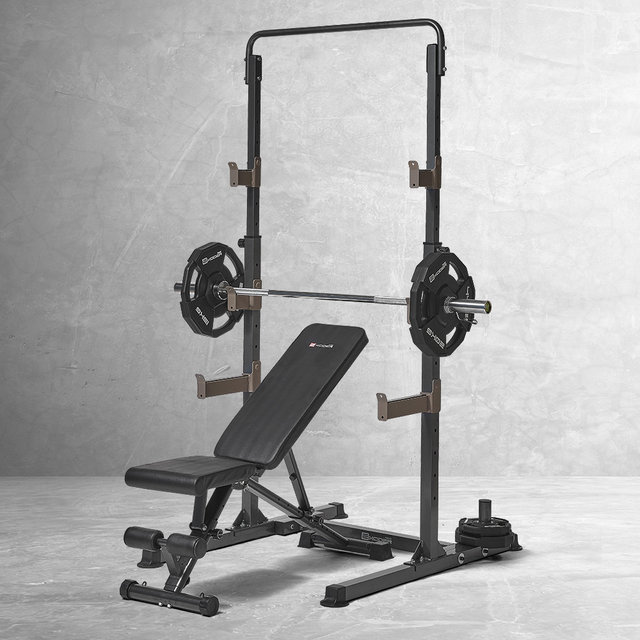 스미스머신 EC605 미니랙 파워렉 스쿼트랙 홈짐 세트 벤치 프레스 철봉