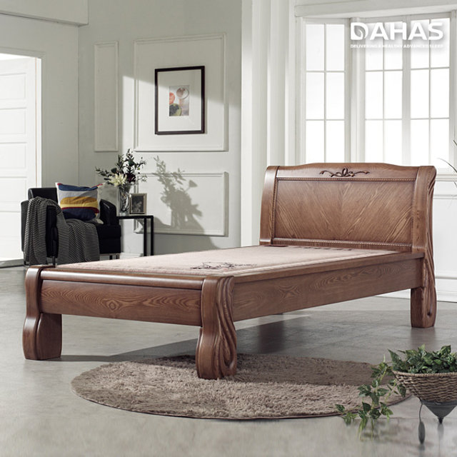 [비밀특가]장수돌침대 다하스 1304S 필렉스 애쉬원목 싱글침대