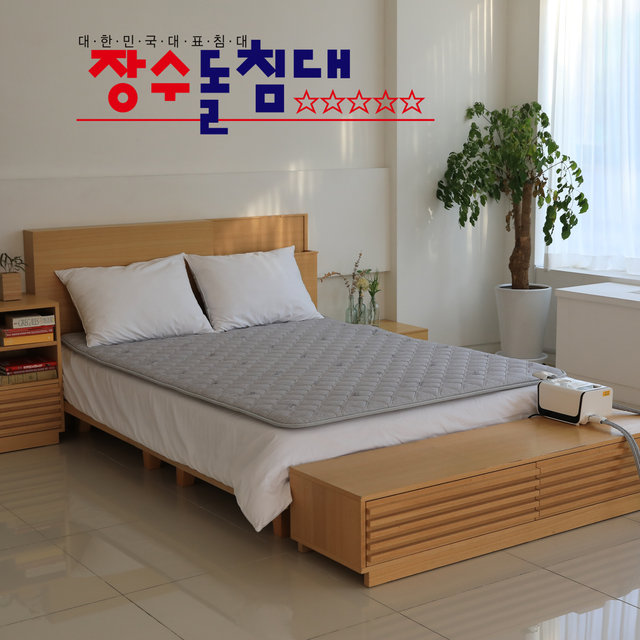 장수돌침대 쿠션 온수매트 싱글 JSB-0519S