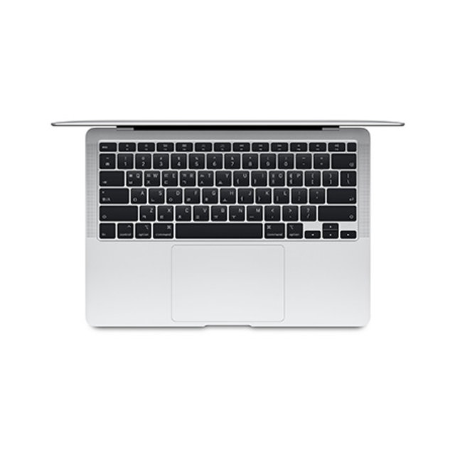 맥북에어 CTO 13 M1, 7코어 GPU, 16GB RAM, 256GB SSD - 실버 [Z127000BL]