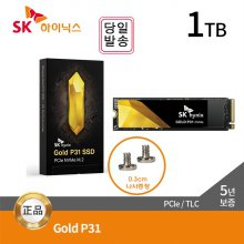 SK하이닉스 Gold P31 1TB M.2 NVMe TLC 5년보증
