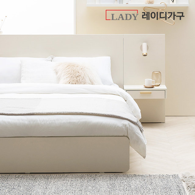 모노 수납 LED 호텔침대_Q 30T 필로우탑